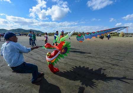 جشنواره بادبادک ها در استان چجیانگ، چین