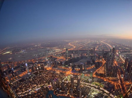 عکسهای جالب,عکسهای جذاب,نمای شهر دبی  