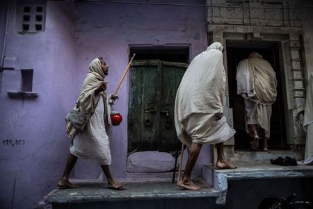 عکسهای جالب,عکسهای جذاب, راهبان آیین سنتی هندی 