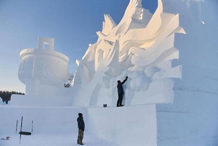 عکسهای جالب,عکسهای جذاب, سازه های برفی و یخی 