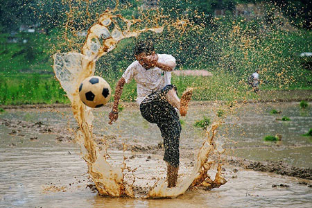 عکسهای جالب,عکسهای جذاب,فوتبال سنتی 