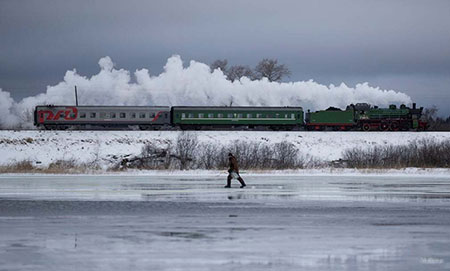 عکسهای جالب,عکسهای جذاب,قطار بخار 