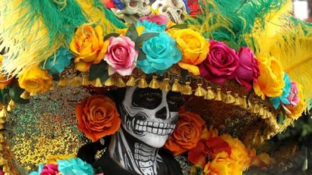 اخبار,اخبارگوناگون, برگزاری جشنواره رنگارنگ مردگان در مکزیک