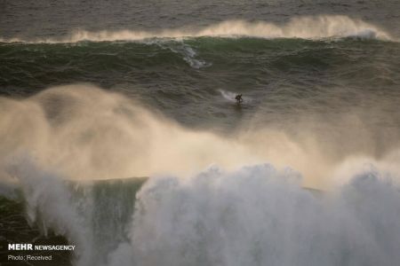 اخبار,اخبارگوناگون, رقابت های موج سواری در سواحل پرتغال