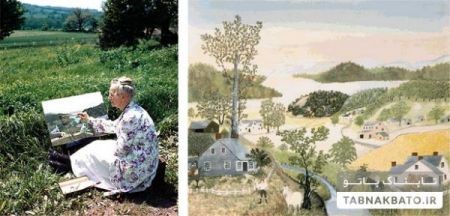 اخبار,اخبارگوناگون,شکوفایی استعداد نقاشی مادربزرگ در هشتادسالگی