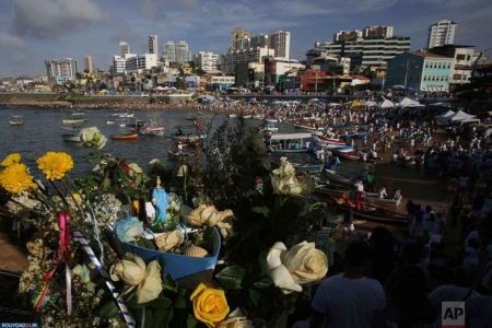 اخبار,اخبار گوناگون,جشن الهه دریا در برزیل