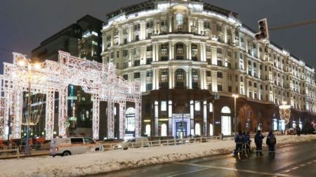 اخبار,اخبار گوناگون,برف مصنوعی در مسکو