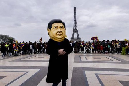 عکسهای جالب,عکسهای جذاب,معترضان تبتی‌تبار 