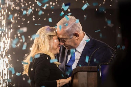 عکسهای جالب,عکسهای جذاب,جشن پیروزی نتانیاهو 