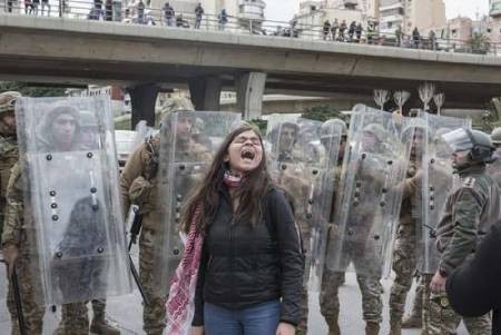 عکسهای جالب,عکسهای جذاب, معترضان لبنانی 