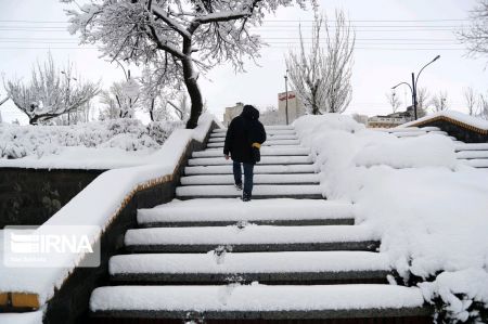 انعکاس,بارش برف بهاری در همدان و مازندران
