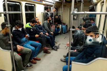 اخبار,اخبار اجتماعی,وورد با ماسک به مترو