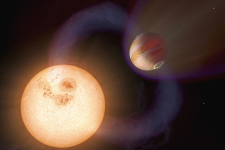 کشف سیاره ها,سیاره ای که باعث چرخش سریع ستاره اش می شود