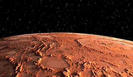 علت رنگ سرخ بیابان های مریخ,سیاره ای که خاک قرمز دارد,کدام سیاره به سیاره ی سرخ معروف است