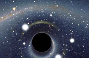 سیاه چاله عجیب , کهکشان