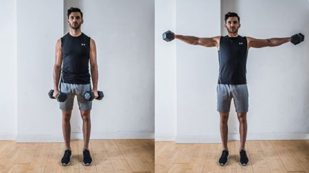 تقویت عضلات بازو در خانه, ورزش برای چاق شدن بازو, ورزش با دمبل برای بازو